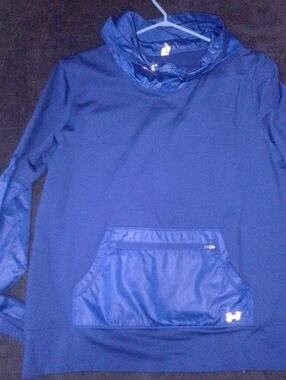 Womens UNDER ARMOR coldgear purple Fall Pull Over Jacket
